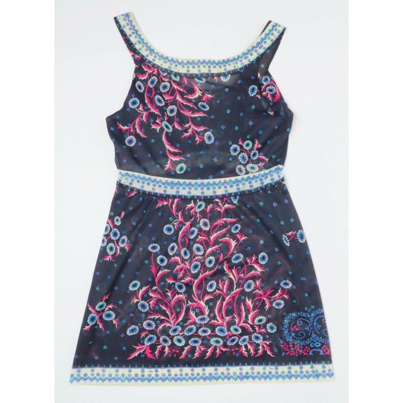 Vintage Emilio Pucci EPFR 60s 70s Mini Shift Lingerie Nighty Slip Dress XS S - Picture 11 of 12